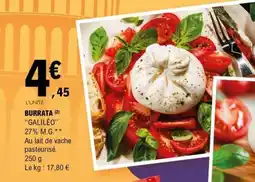 E.Leclerc BURRATA GALILÉO offre