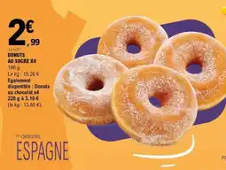 E.Leclerc DONUTS AU SUCRE X4 offre