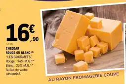 E.Leclerc CHEDDAR ROUGE OU BLANC offre