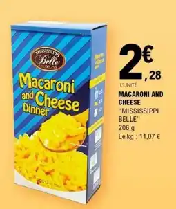 E.Leclerc MACARONI AND CHEESE offre