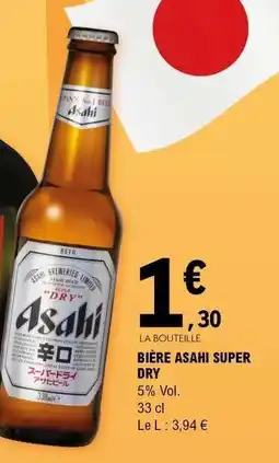 E.Leclerc BIÈRE ASAHI SUPER DRY offre