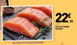 E.Leclerc FILET DE SAUMON ÉCOSSAIS offre