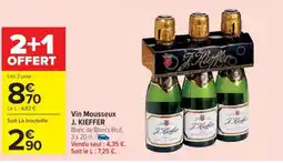 Cora x Carrefour J. KIEFFER Vin Mousseux offre