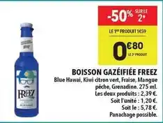Supeco Hawai - boisson gazéifiée freez offre