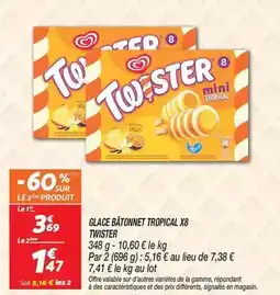 Netto Signal - glace bâtonnet tropical x8 offre