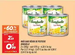 Netto Bonduelle - mais sans résidu de pesticide offre