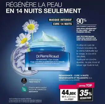 Stanhome Dr.pierre ricaud - renaissance-cure 14 nuits régénérante et relaxante offre