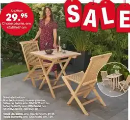 Möbel Martin Chaise pliante, env. 43x89x47 cm offre