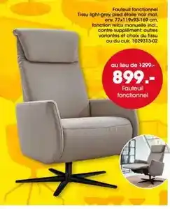 Möbel Martin Fauteuil fonctionnel offre