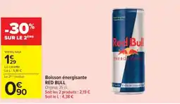 Cora x Carrefour RED BULL Boisson énergisante offre