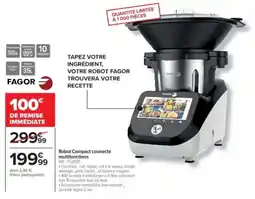 Cora x Carrefour Robot Compact connecté multifonctions FG2605 offre