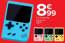 Cora x Carrefour Console retro gaming offre