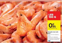 Cora x Carrefour Crevette rose cuite ASC offre