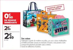Cora x Carrefour Sac cabas offre