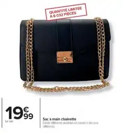 Cora x Carrefour Sac à main chainette offre