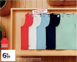 Cora x Carrefour Débardeur poche poitrine homme offre