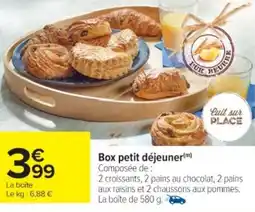 Cora x Carrefour Box petit déjeuner offre
