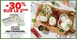Cora x Carrefour Sur tout l'italie des fromages offre