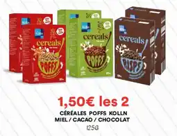 Hmarket Céréales poffs kolln miel / cacao / chocolat offre
