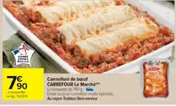 Cora x Carrefour Cannelloni de bœuf carrefour le marché offre