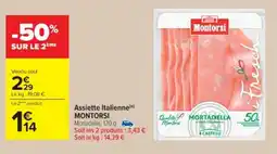 Cora x Carrefour MONTORSI Assiette Italienne offre