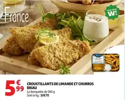 Auchan Supermarché Croustillants de limande et churros briau offre