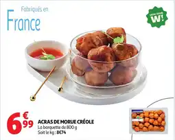 Auchan Supermarché Acras de morue créole offre