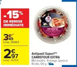 Cora x Carrefour Antipasti sapori(m) carrefour extra offre