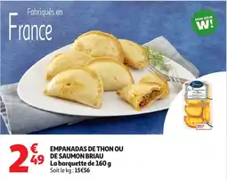 Auchan Supermarché Empanadas de thon ou de saumon briau offre