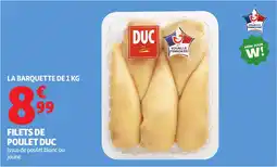 Auchan Supermarché Filets de poulet duc offre