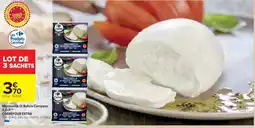 Cora x Carrefour Mozzarella di bufala campana a.o.p. carrefour extra offre