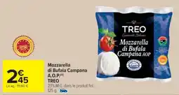 Cora x Carrefour TREO Mozzarella di Bufala Campana A.O.P. offre