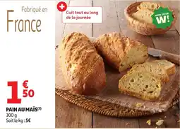 Auchan Supermarché Pain au maïs offre