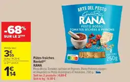 Cora x Carrefour RANA Pâtes fraîches Ravioli offre