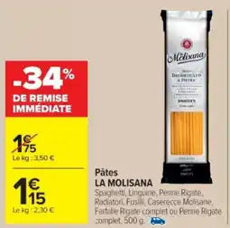 Cora x Carrefour LA MOLISANA Pâtes offre