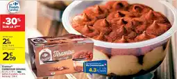 Cora x Carrefour Tiramisu carrefour original offre