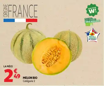 Auchan Supermarché Melon bio offre
