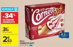 Cora x Carrefour CORNETTO SOFT Glace offre