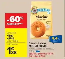 Cora x Carrefour MULINO BIANCO Biscuits italiens offre