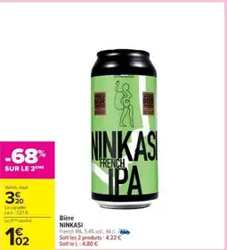 Cora x Carrefour NINKASI Bière offre