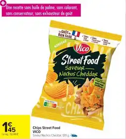 Cora x Carrefour VICO Chips Street Food offre