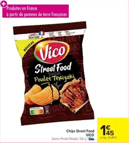 Cora x Carrefour VICO Chips Street Food offre