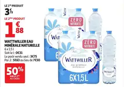 Auchan Supermarché Wattwiller eau minérale naturelle offre