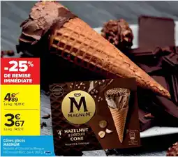 Cora x Carrefour MAGNUM Cônes glacés offre