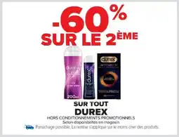 Cora x Carrefour DUREX Sur tout offre
