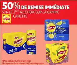 Auchan Supermarché Liptonic f'original offre