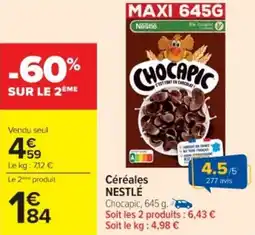 Cora x Carrefour NESTLÉ Céréales offre