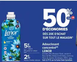Cora x Carrefour LENOR Adoucissant concentré offre