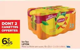 Cora x Carrefour LIPTON Ice Tea offre