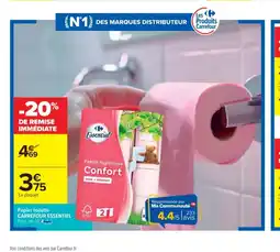 Cora x Carrefour Papier toilette carrefour essentiel offre